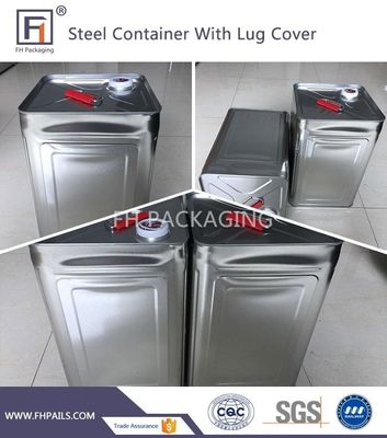 यूएन रेटेड प्रिंटेड 20L स्ट्रेट हेड बकेट फॉर एथेनॉल स्टोरेज